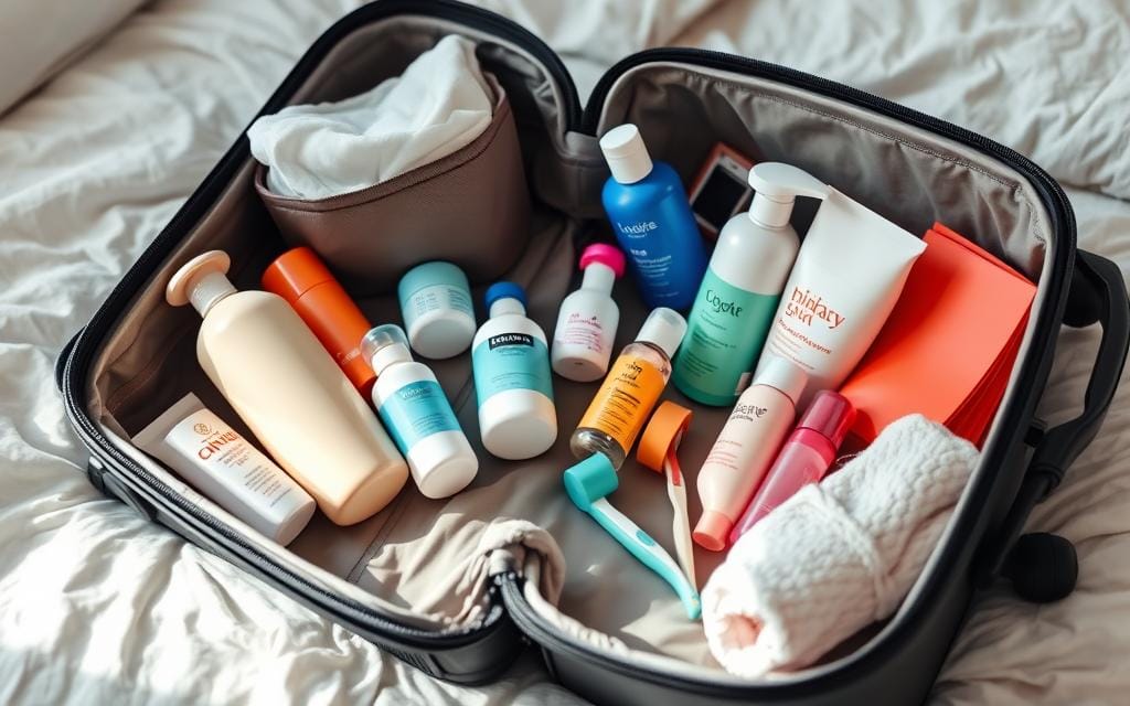 toiletry packing