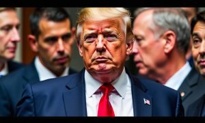 Trump criticises Nato after meeting alliance chief describes as ‘very frank’