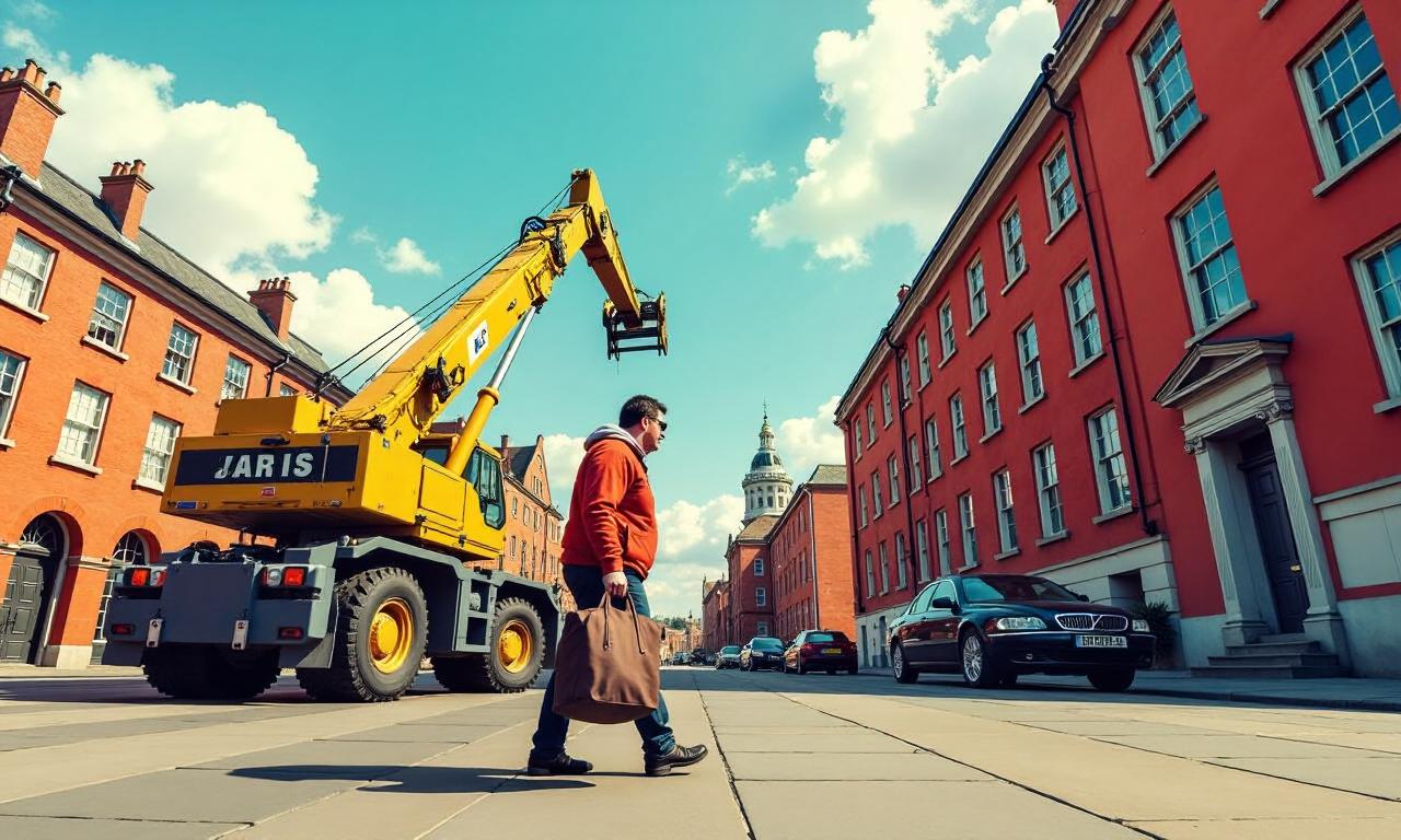 Driver jailed after his crane hit mum pushing pram
